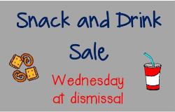 Snack and Drink Sale!